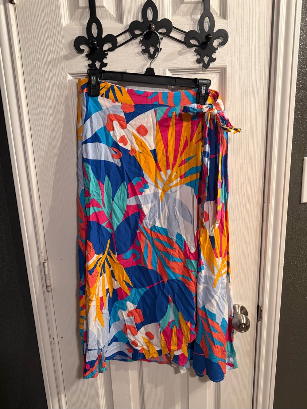 J. Crew Multicolor Tropical Print Skirt